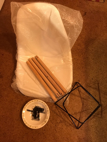 Пластиковый стул Eames PC-015 серый фото покупателя 464