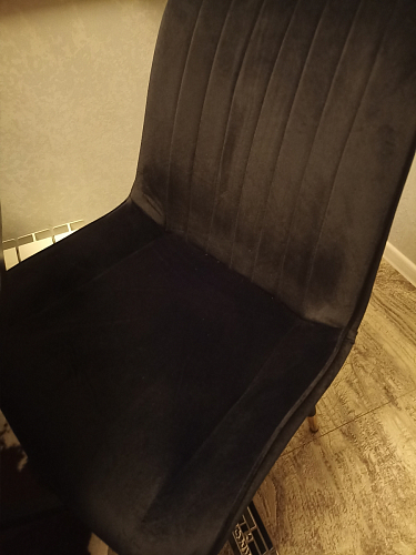 Стул на металлокаркасе Seda 1 latte / black / gold фото покупателя 23