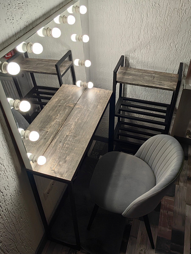 Стул на металлокаркасе Gabi gray / black фото покупателя 292