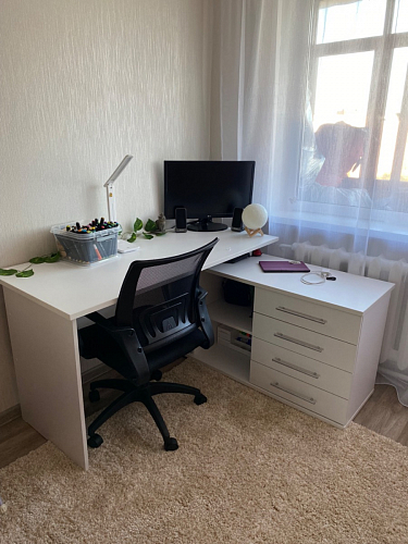 Компьютерный стол с тумбой КСТ-109 тумба слева фото покупателя 72