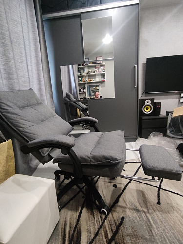 Компьютерное кресло Rapid серое фото покупателя 104