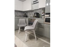 Стул на металлокаркасе Вейв темно-серый / черный фото покупателя 2