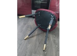 Стул на металлокаркасе Gabi 1 бежевый / черный с серебряными наконечниками фото покупателя 529