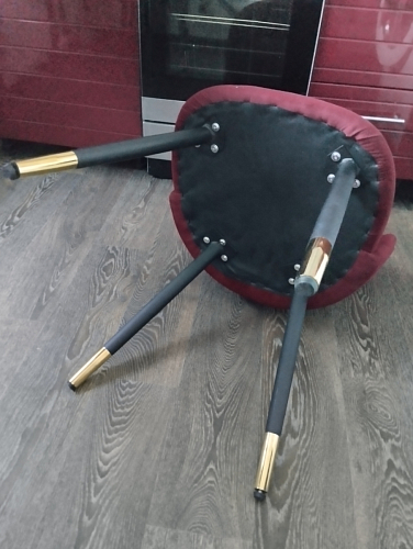 Стул на металлокаркасе Gabi gray / black фото покупателя 529