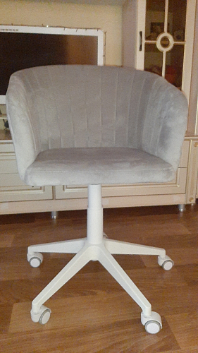 Компьютерное кресло Тибо confetti chocolate / белый фото покупателя 105