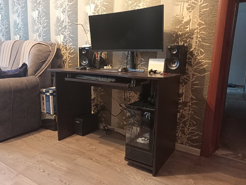 Компьютерный стол КСТ-04.1 венге фото покупателя 10