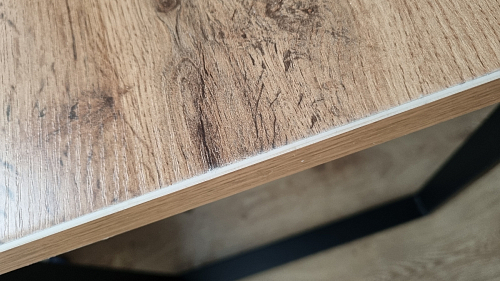 Стол Лота Лофт 140 25 мм черный матовый / бетон фото покупателя 857