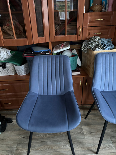 Стул на металлокаркасе Седа К кирпичный / черный фото покупателя 200