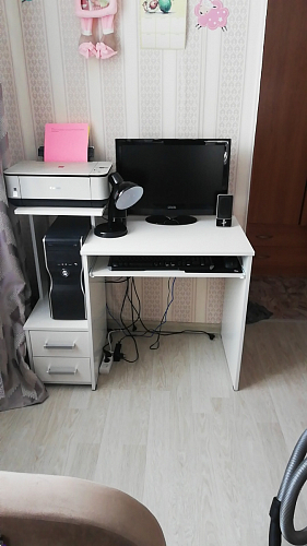 Компьютерный стол Джаз-24 левый венге фото покупателя 85