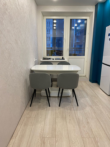 Стул на металлокаркасе Gabi dark beige / black / silver фото покупателя 461