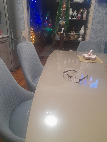 Стул на металлокаркасе Kora dark gray / black фото покупателя 445