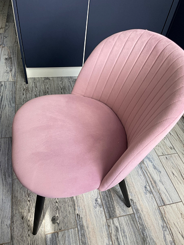 Стул на металлокаркасе Gabi latte / gold / black фото покупателя 44