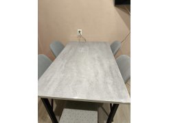 Стол Лота Лофт 140 25 мм юта / белый матовый фото покупателя 512