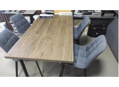 Стул на металлокаркасе Челси серый 02 / черный фото покупателя 170