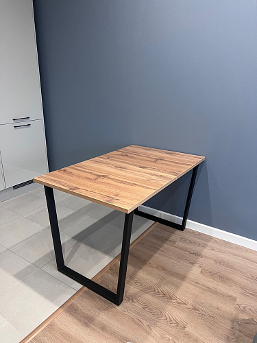 Деревянный стол Лота Лофт 140х80 дуб крафт табачный / черный матовый фото покупателя 725