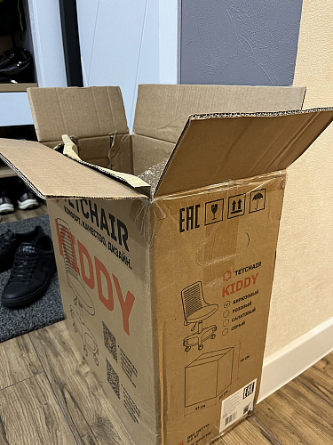 Компьютерное кресло Kiddy ткань серый фото покупателя 3