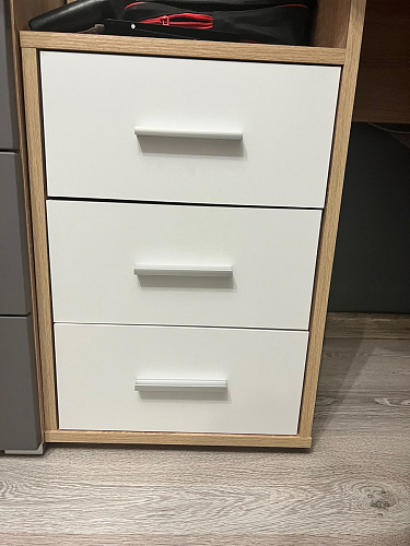 Письменный стол КСТ-16 левый венге / беленый дуб фото покупателя 72