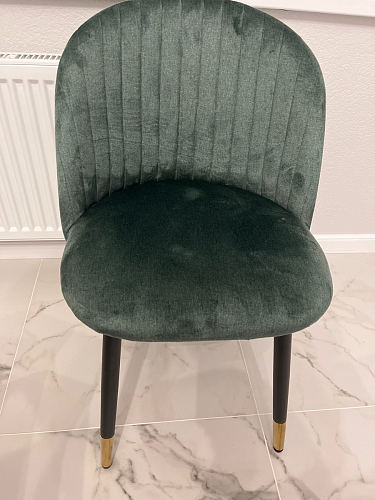 Стул на металлокаркасе Gabi 1 темно-серый / черный фото покупателя 93