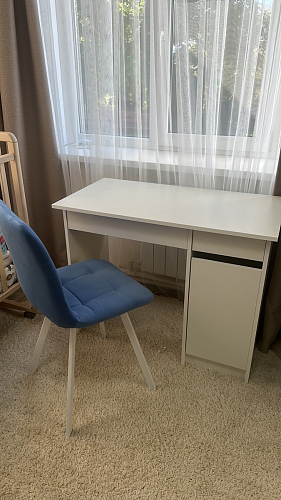 Стул на металлокаркасе Чилли зеленый / черный фото покупателя 259