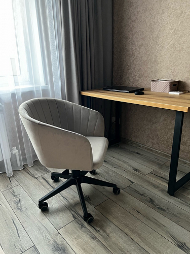 Компьютерное кресло Тибо confetti chocolate / белый фото покупателя 69