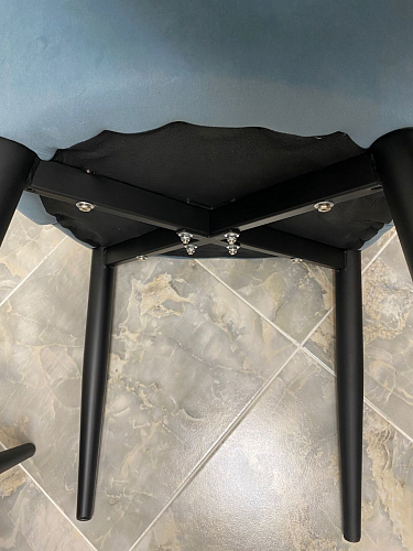 Стул на металлокаркасе Kora gray / black фото покупателя 167