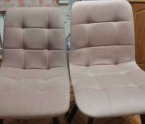 Стул на металлокаркасе Чилли светло-серый / черный фото покупателя 603