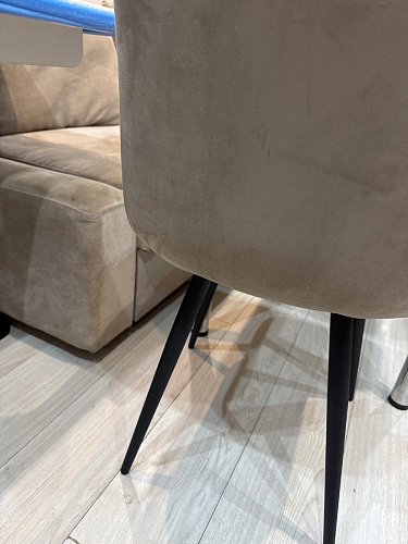 Стул на металлокаркасе Дани П бежевый / черный фото покупателя 33