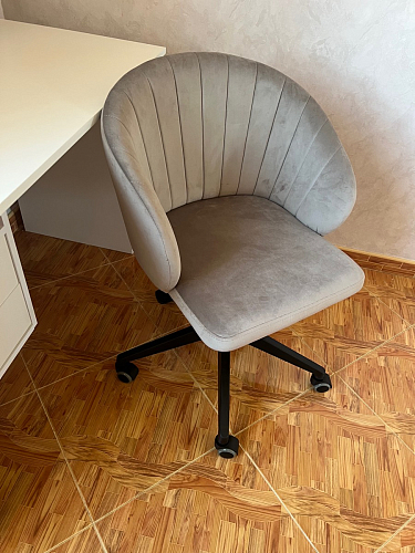 Компьютерное кресло Пард confetti silver серый / черный фото покупателя 7