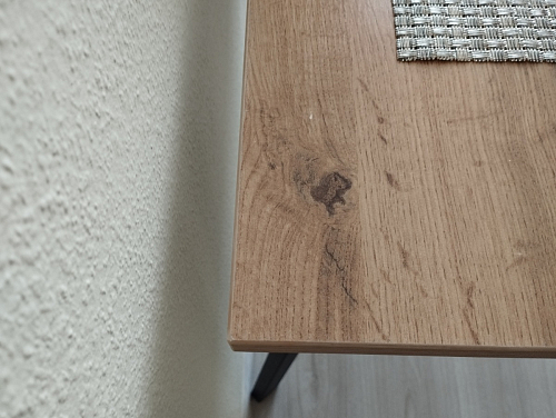 Стол Тринити Лофт 120 32 мм дуб галифакс табако / черный матовый фото покупателя 52