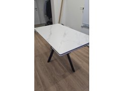 Керамический стол Вилли 140 (200) х 80 белый мрамор alpin white / snow white / белый фото покупателя 51