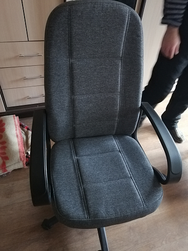 Компьютерное кресло CH747 синий, ткань фото покупателя 7