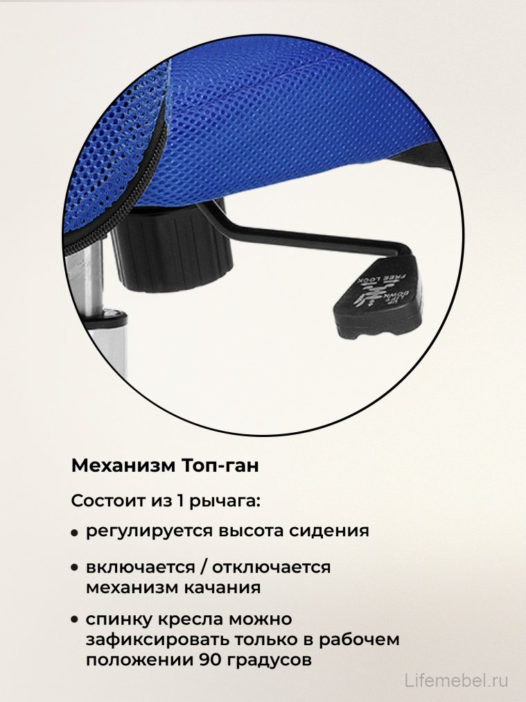 Компьютерное кресло Arano 1 dark blue