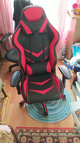 Компьютерное кресло Racer черное / оранжевое фото покупателя 112