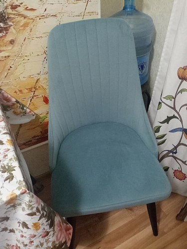 Стул на металлокаркасе Kora dark gray / black фото покупателя 454