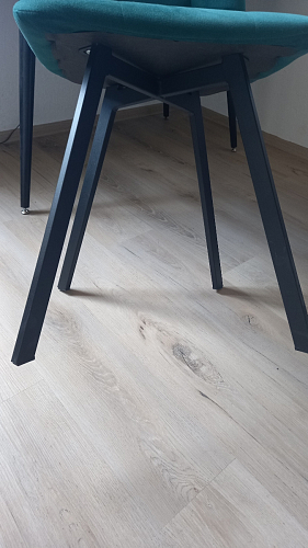 Стул на металлокаркасе Чилли К светло-серый велюр / черный каркас фото покупателя 742