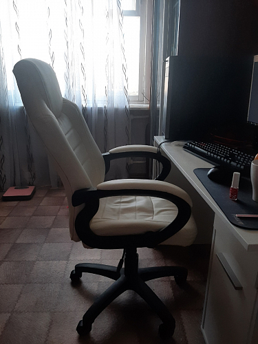 Компьютерное кресло Kadis кремовое фото покупателя 103