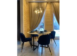 Стул на металлокаркасе Gabi blue / black фото покупателя 18