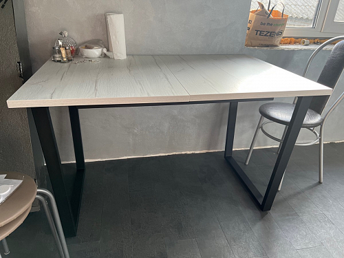 Деревянный стол Лота Лофт 140х80 черный матовый / бетон светлый фото покупателя 501