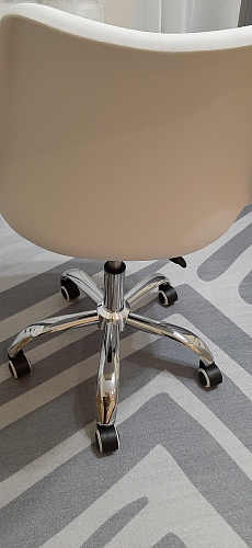 Компьютерное кресло Kolin с подушкой clear / white фото покупателя 207