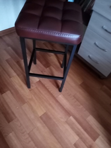 Барный стул Лофт ткань канди грей / черный матовый фото покупателя 281