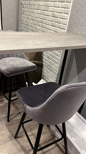 Барная стойка Дилан Лофт 120х40х98 дуб делано темный фото покупателя 93