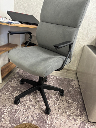 Компьютерное кресло Benefit флок бежевый 7 фото покупателя 69