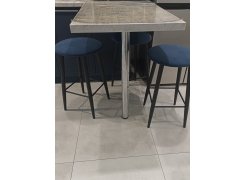 Полубарный стул Гангток катания сильвер / черный матовый фото покупателя 6