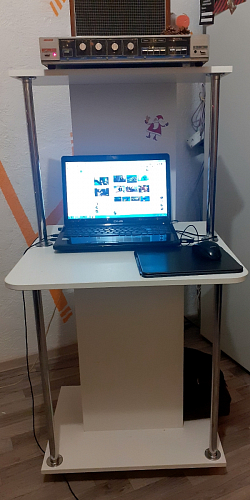 Компьютерный стол КСТ-12 белый фото покупателя 12