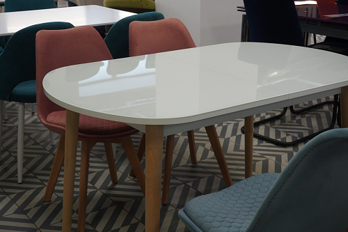 Деревянный стул Bonuss light gray / wood из шоурума 6