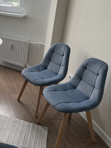 Деревянный стул Filip dark gray / wood фото покупателя 4