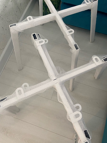 Стул на металлокаркасе Челси бежевый / белый каркас фото покупателя 240