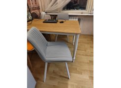 Стул на металлокаркасе Седа К 02 светло-серый / белый фото покупателя 180