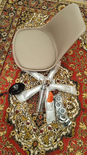 Компьютерное кресло Kolin cappuccino / chrome фото покупателя 110
