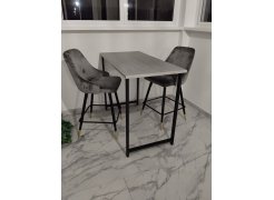 Барная стойка Дилан Лофт 120х40х90 бетон светлый фото покупателя 78